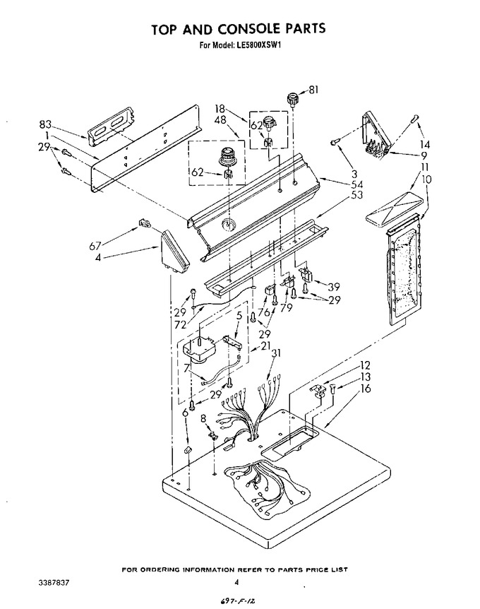 Diagram for LE5800XSW1