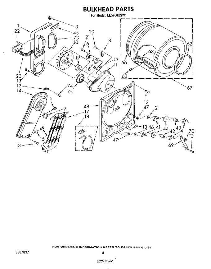 Diagram for LE5800XSW1