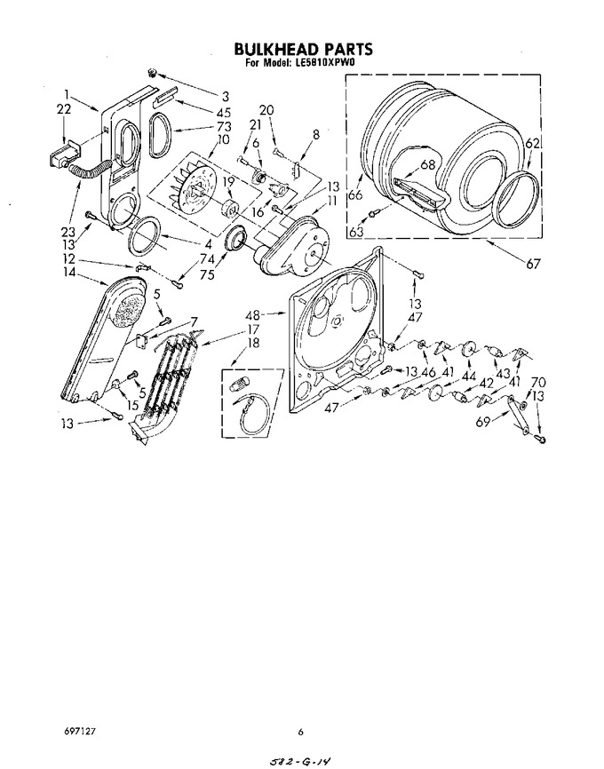 Diagram for LE5810XPW0