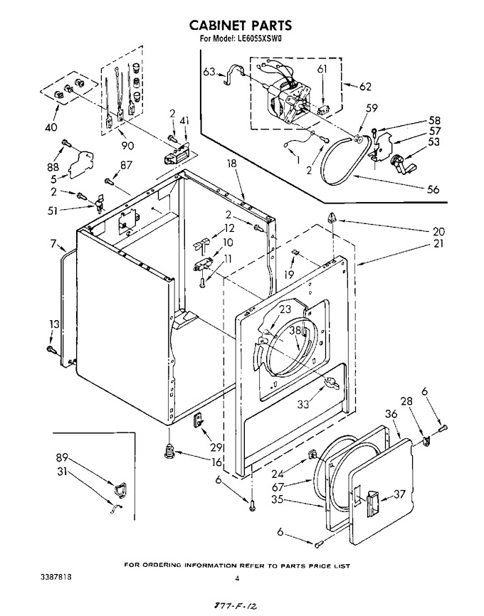 Diagram for LE6055XSW0