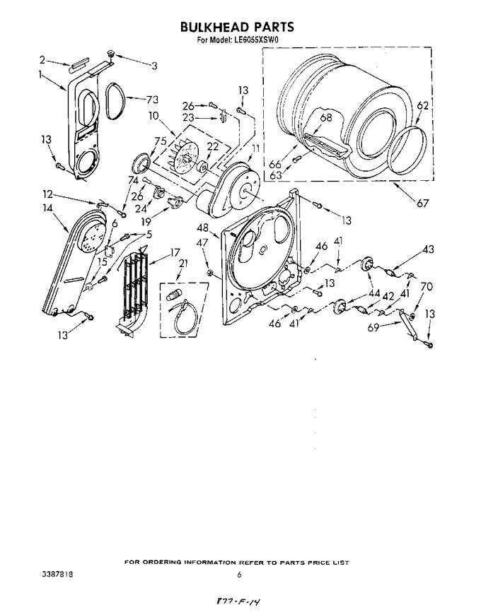 Diagram for LE6055XSW0
