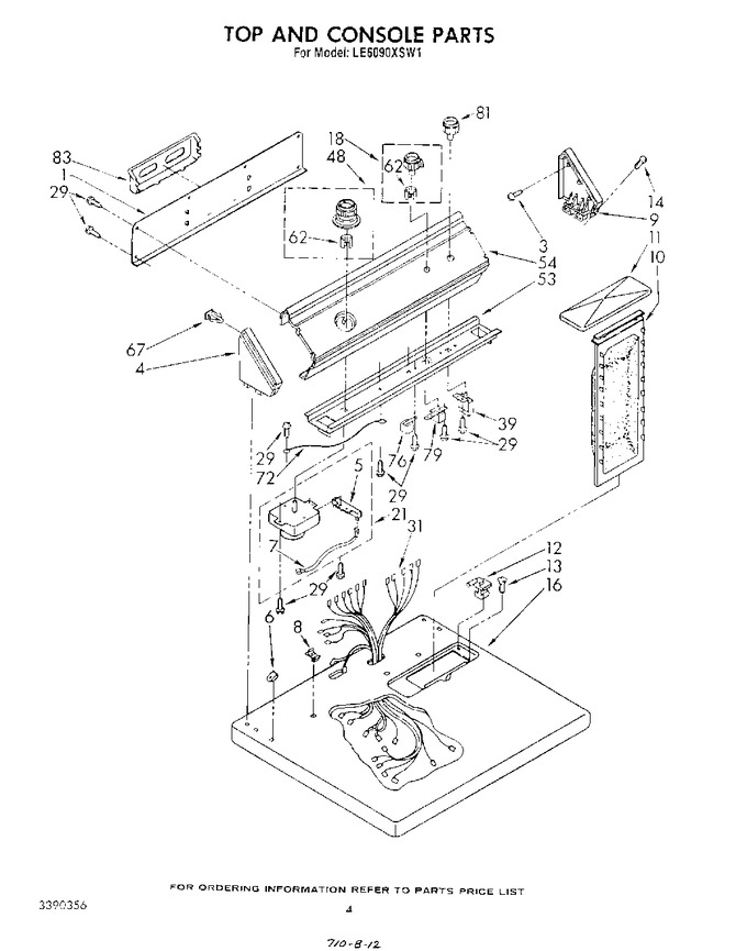 Diagram for LE6090XSW1