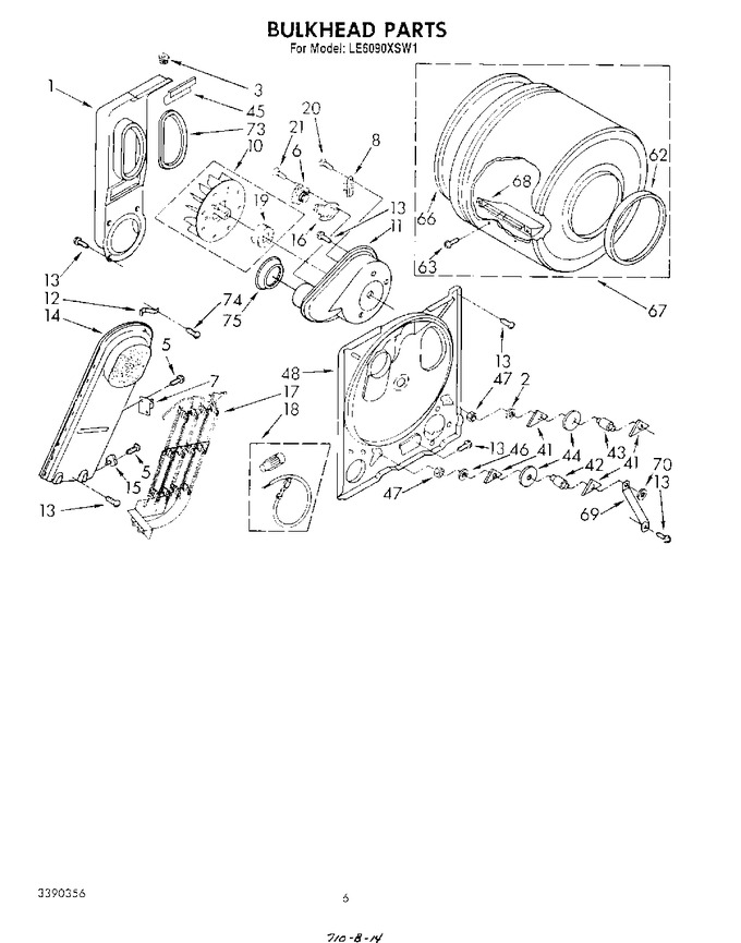 Diagram for LE6090XSW1