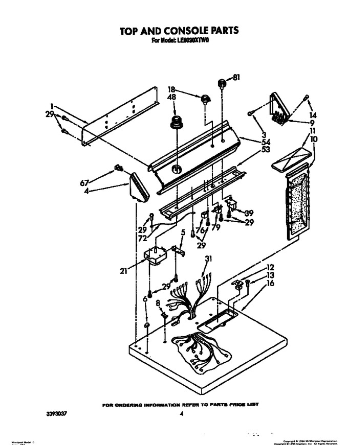 Diagram for LE6090XTG0