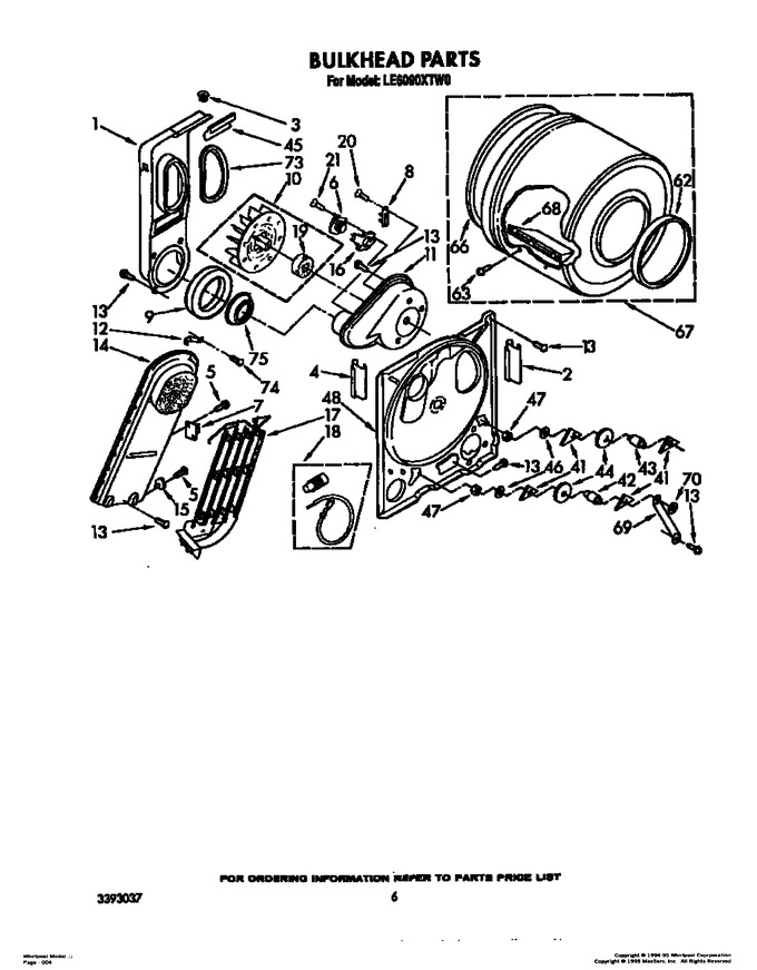 Diagram for LE6090XTG0