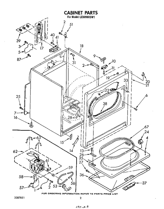 Diagram for LE6098XSW1