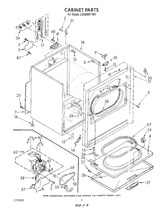 Diagram for LE6098XTG0