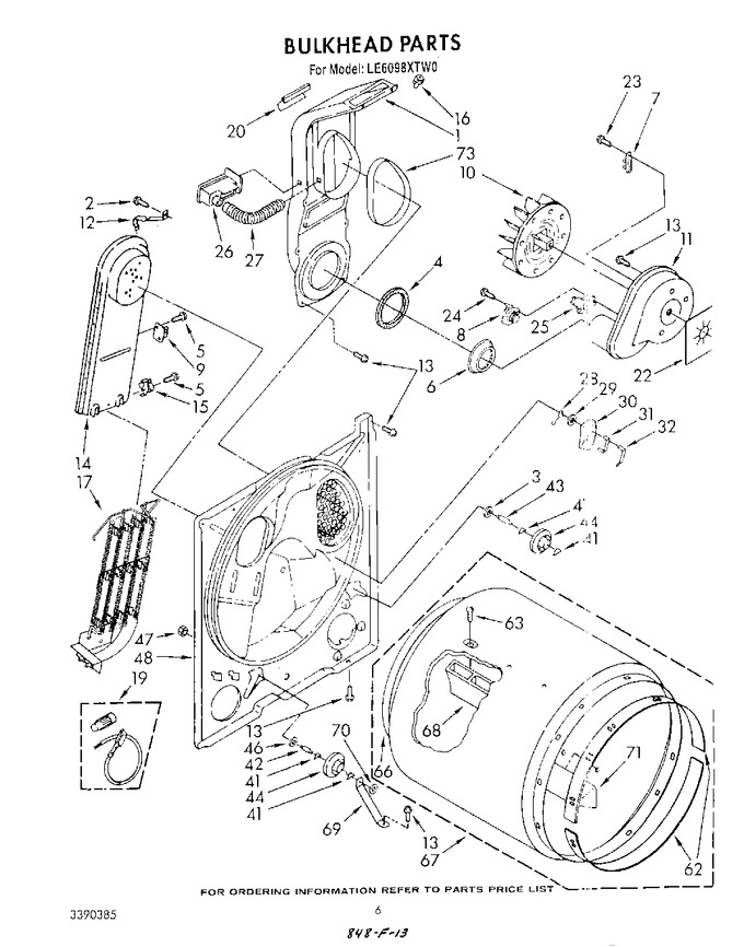 Diagram for LE6098XTG0