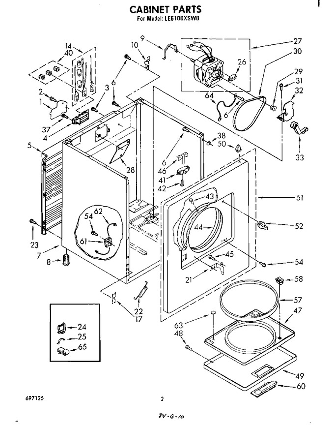 Diagram for LE6100XSW0