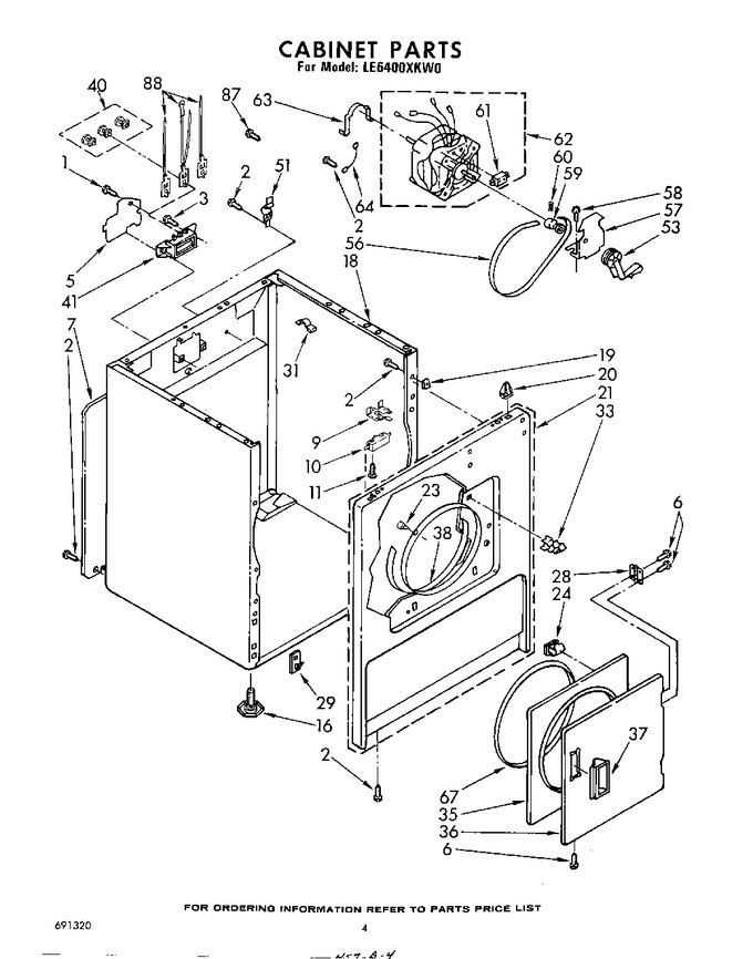 Diagram for LE6400XKW0