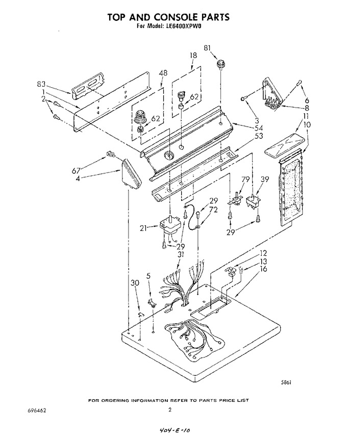 Diagram for LE6400XPW0