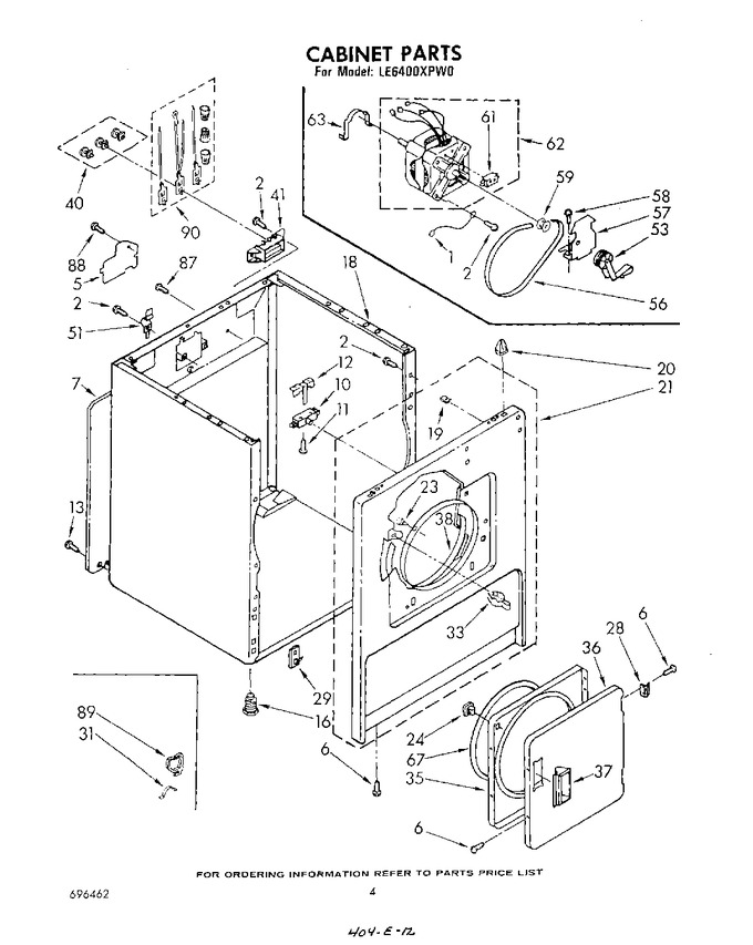 Diagram for LE6400XPW0
