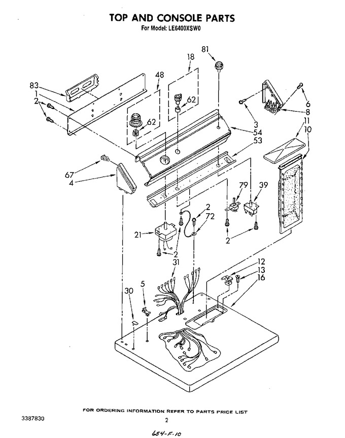 Diagram for LE6400XSW0