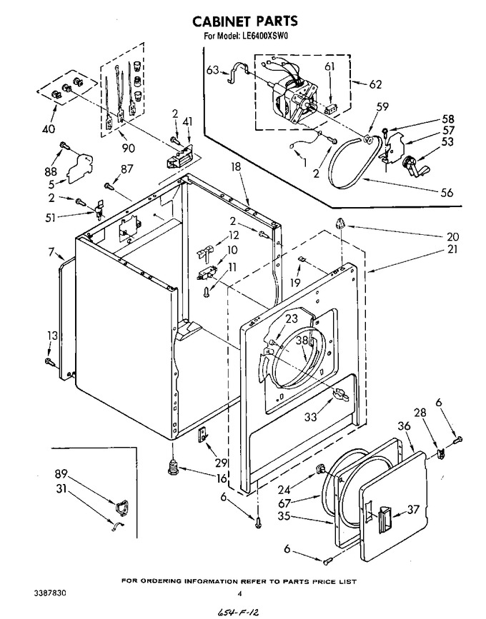 Diagram for LE6400XSW0