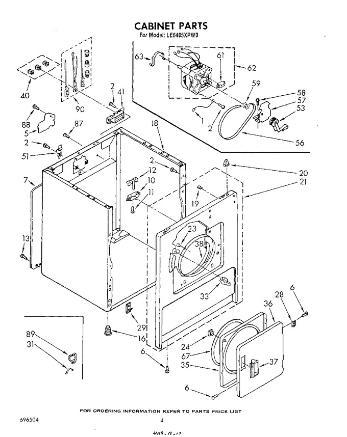 Diagram for LE6405XPW0