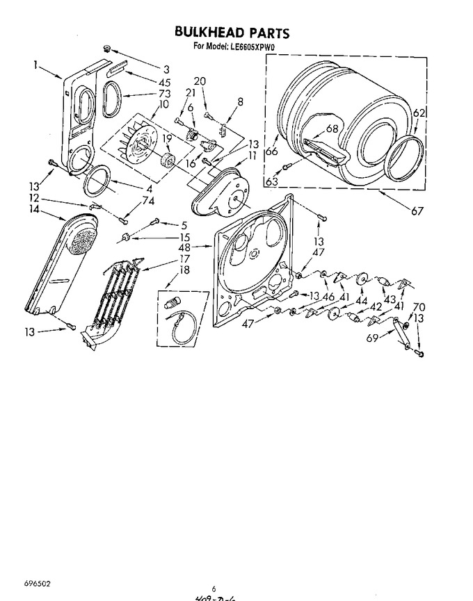 Diagram for LE6605XPW0