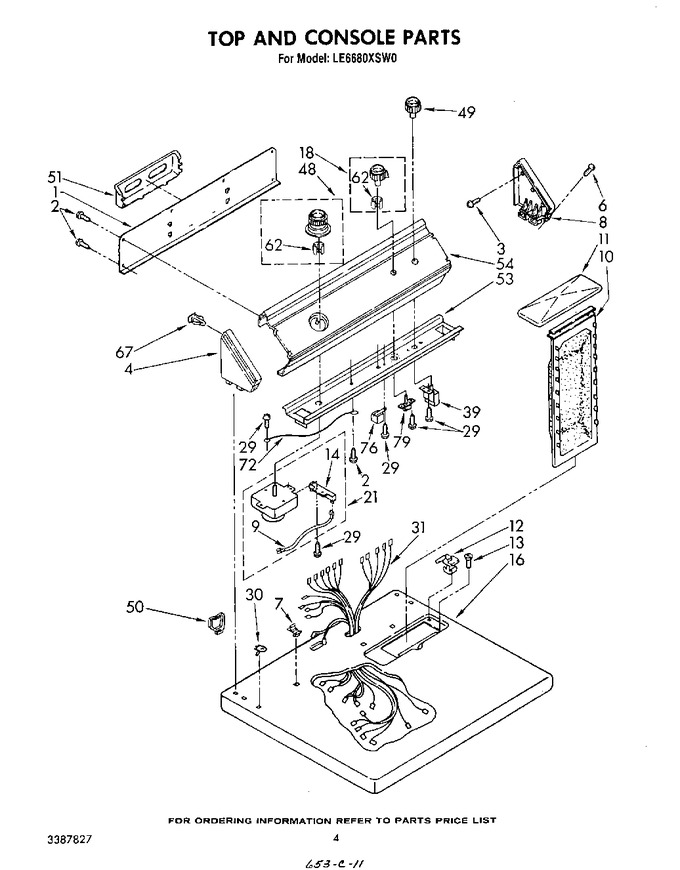 Diagram for LE6680XSW0