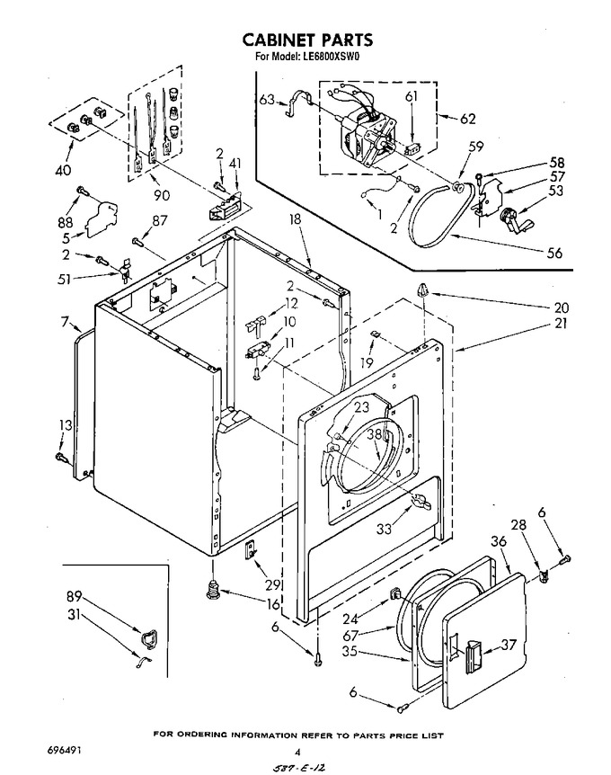Diagram for LE6800XSW0