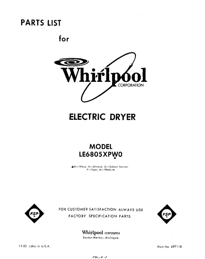 Diagram for LE6805XPW0