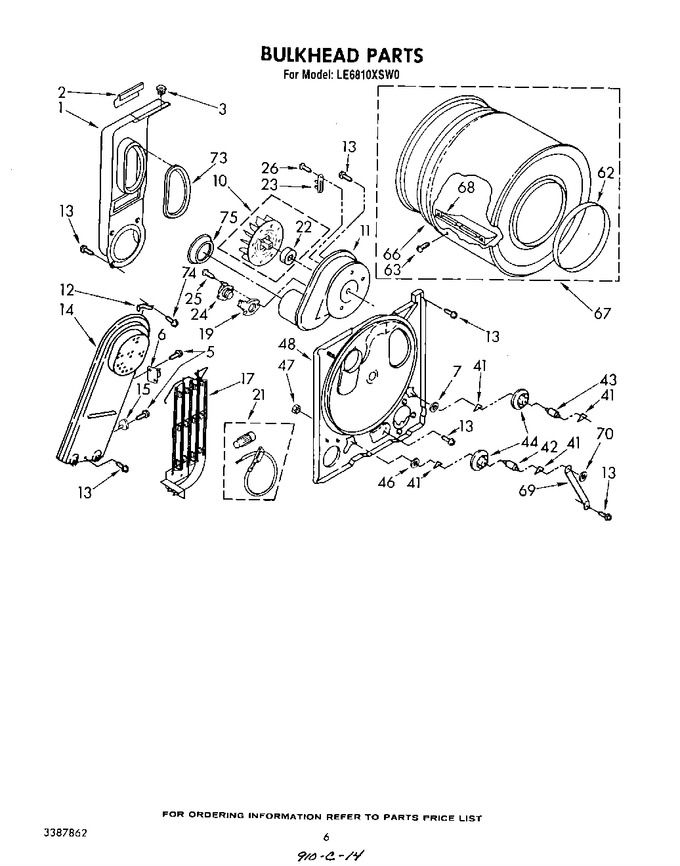 Diagram for LE6810XSW0