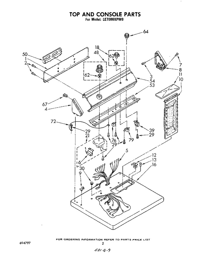 Diagram for LE7000XPW0