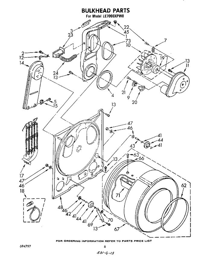 Diagram for LE7000XPW0