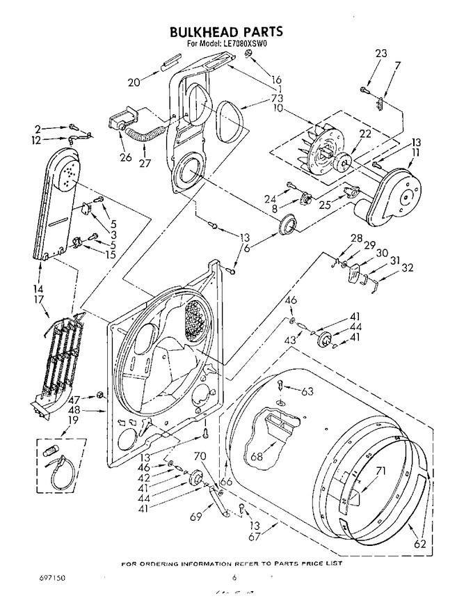 Diagram for LE7080XSW0