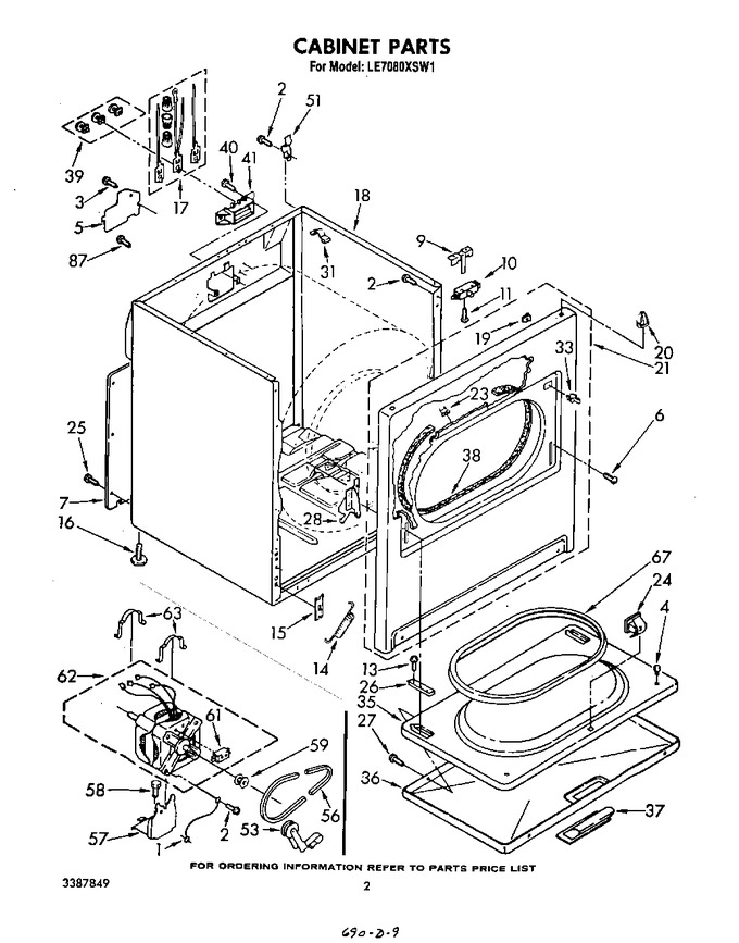 Diagram for LE7080XSW1