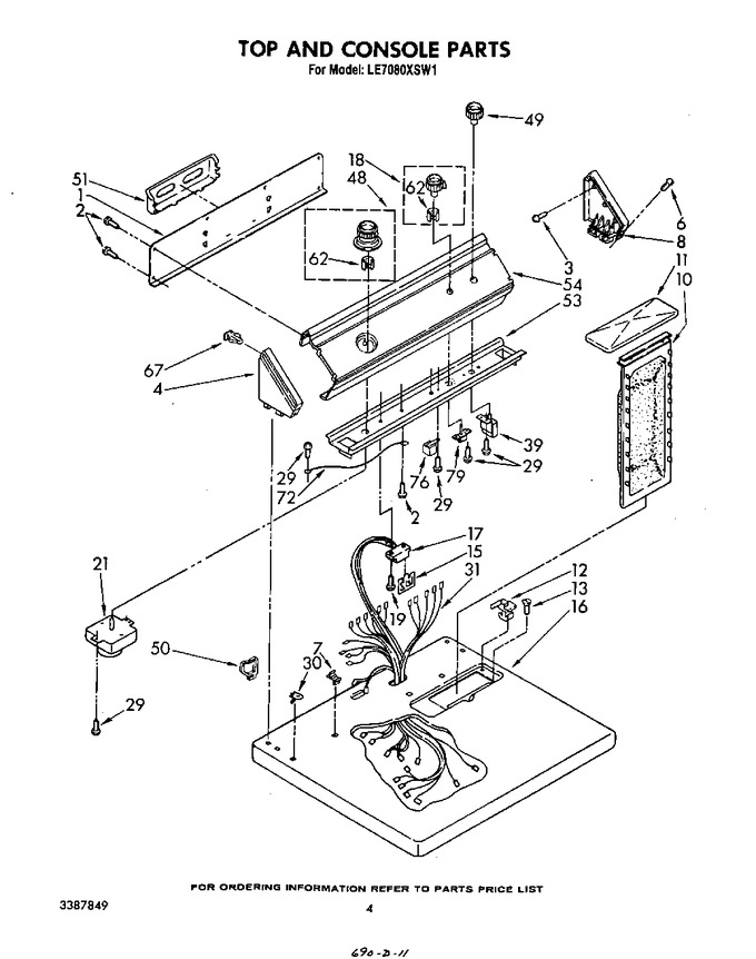 Diagram for LE7080XSW1