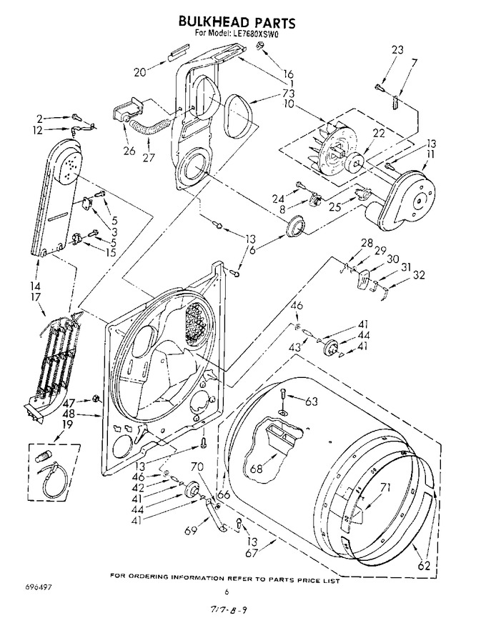 Diagram for LE7680XSW0