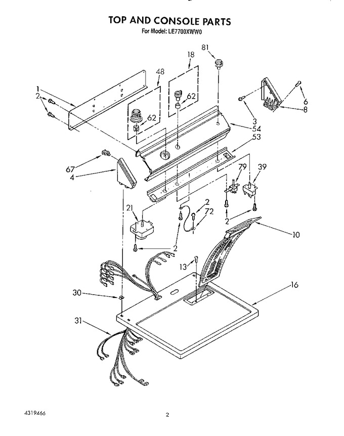 Diagram for LE7700XWW0