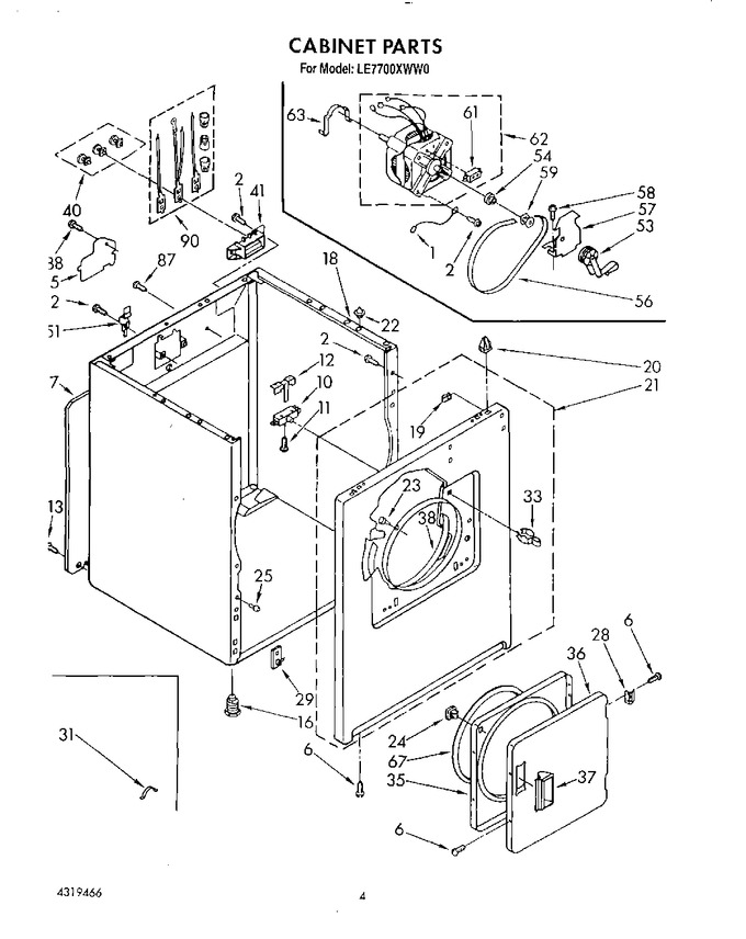 Diagram for LE7700XWW0