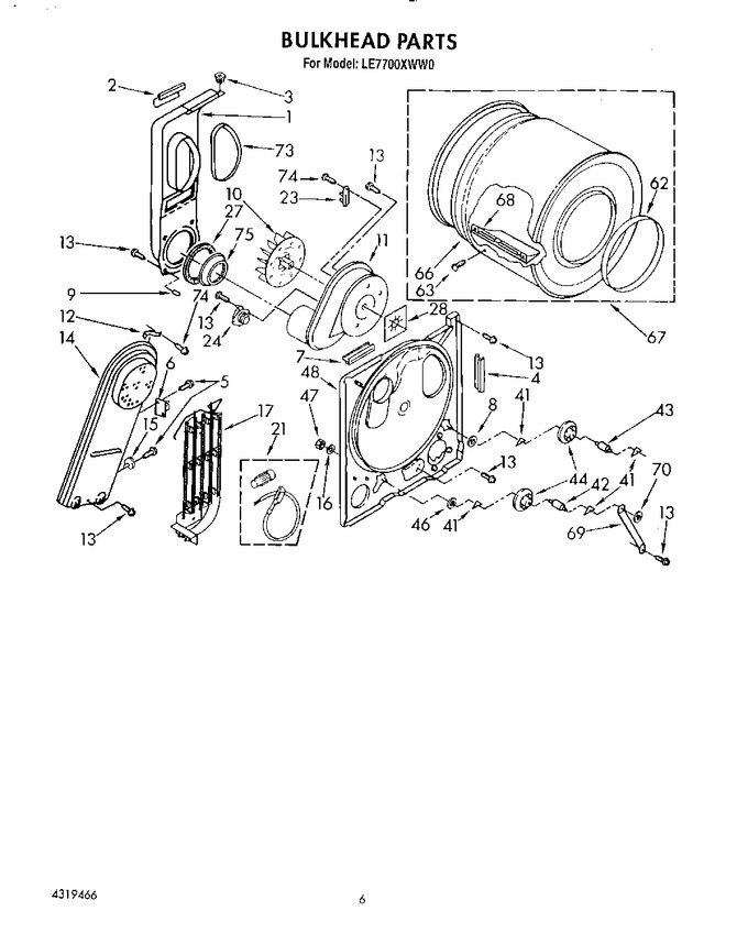Diagram for LE7700XWN0