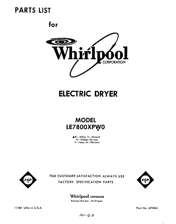 Diagram for LE7800XPW0