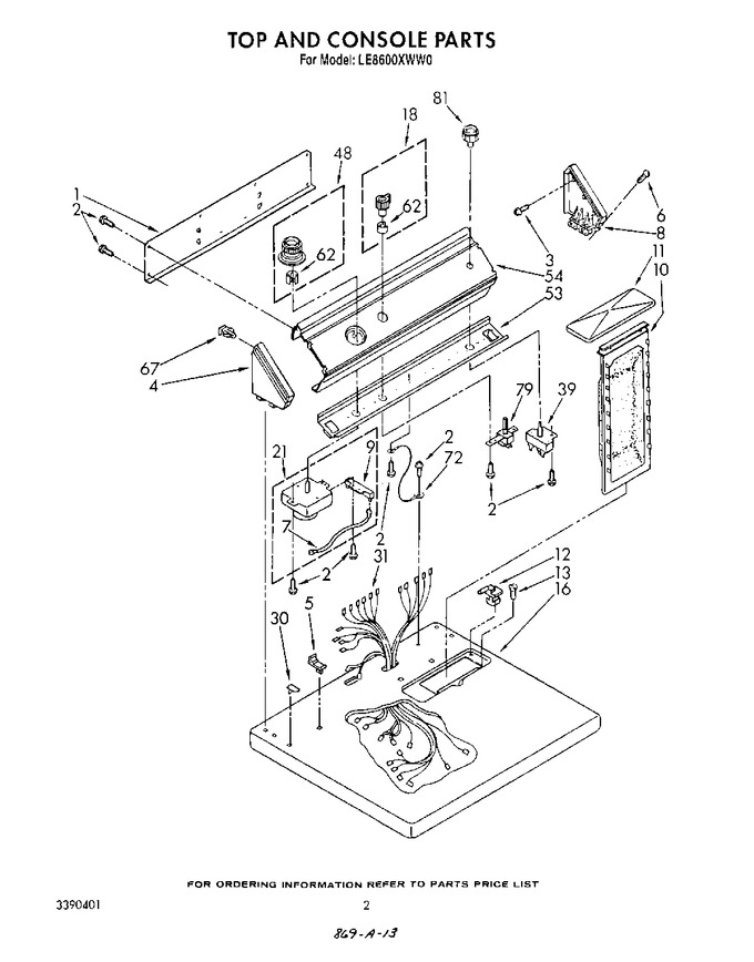 Diagram for LE8600XWN0