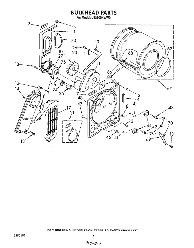 Diagram for LE8600XWN0