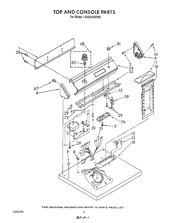 Diagram for LE9200XWW0