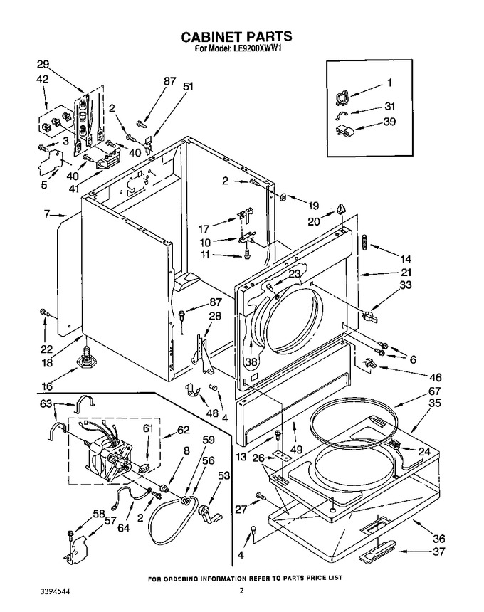 Diagram for LE9200XWN1