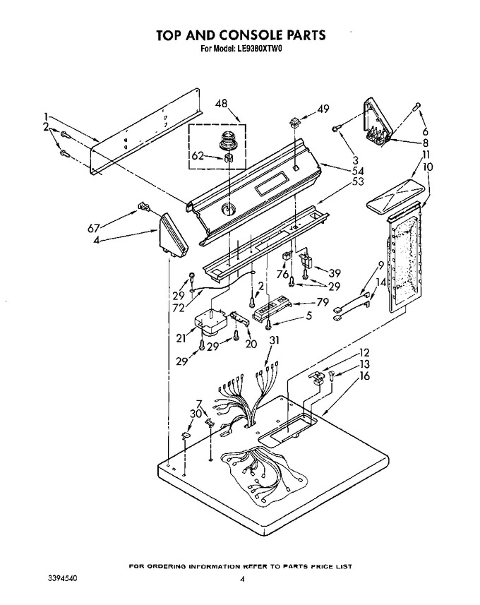 Diagram for LE9380XTN0