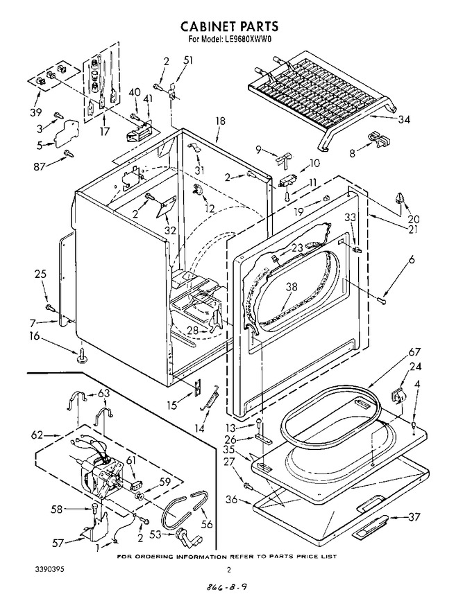 Diagram for LE9680XWW0