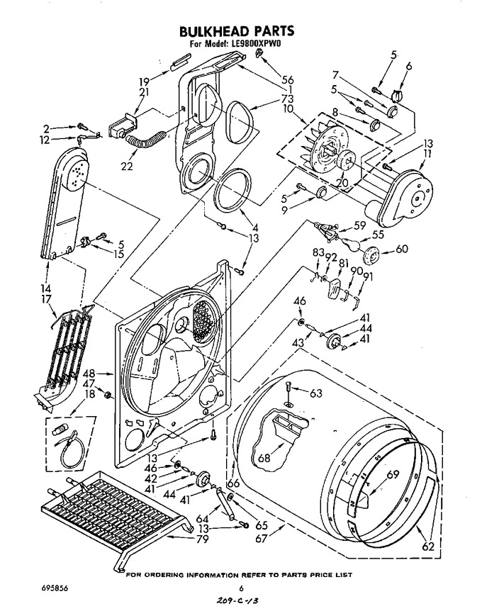 Diagram for LE9800XPW0