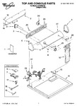 Diagram for 01 - Top And Console Parts