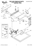 Diagram for 01 - Top And Console Parts