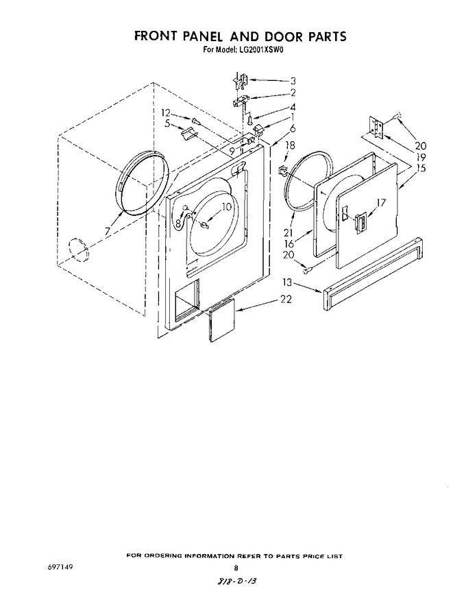 Diagram for LG2001XSW0