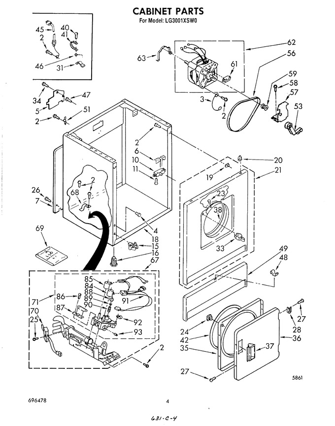 Diagram for LG3001XSW0