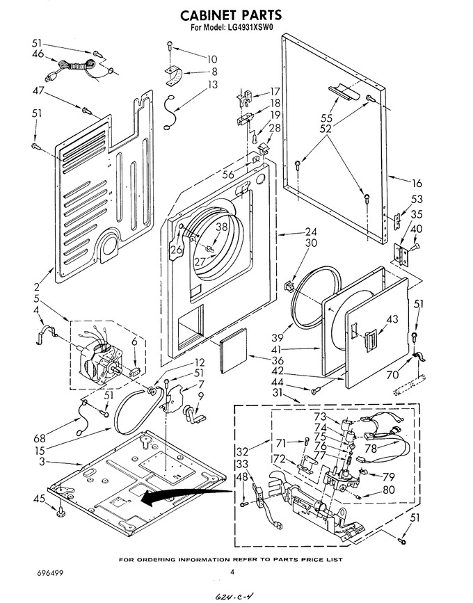 Diagram for LG4931XSW0