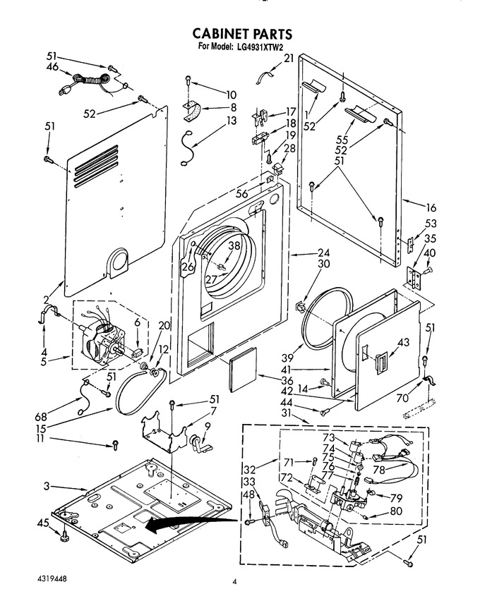 Diagram for LG4931XTW2