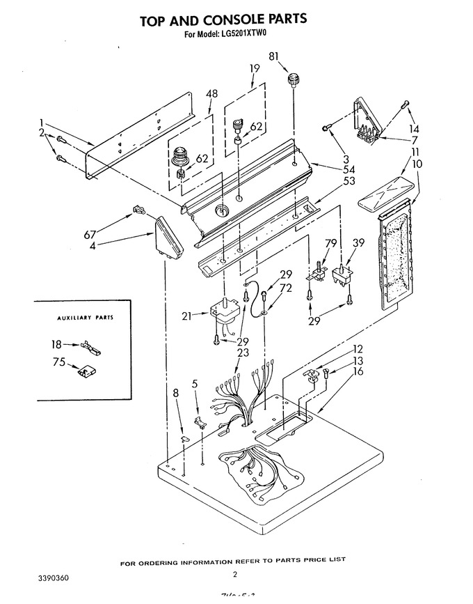 Diagram for LG5201XTW0
