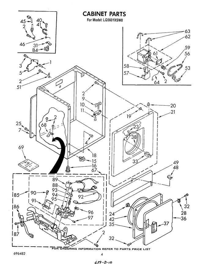 Diagram for LG5601XSW0