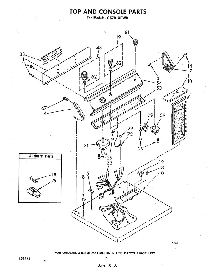 Diagram for LG5701XPW0